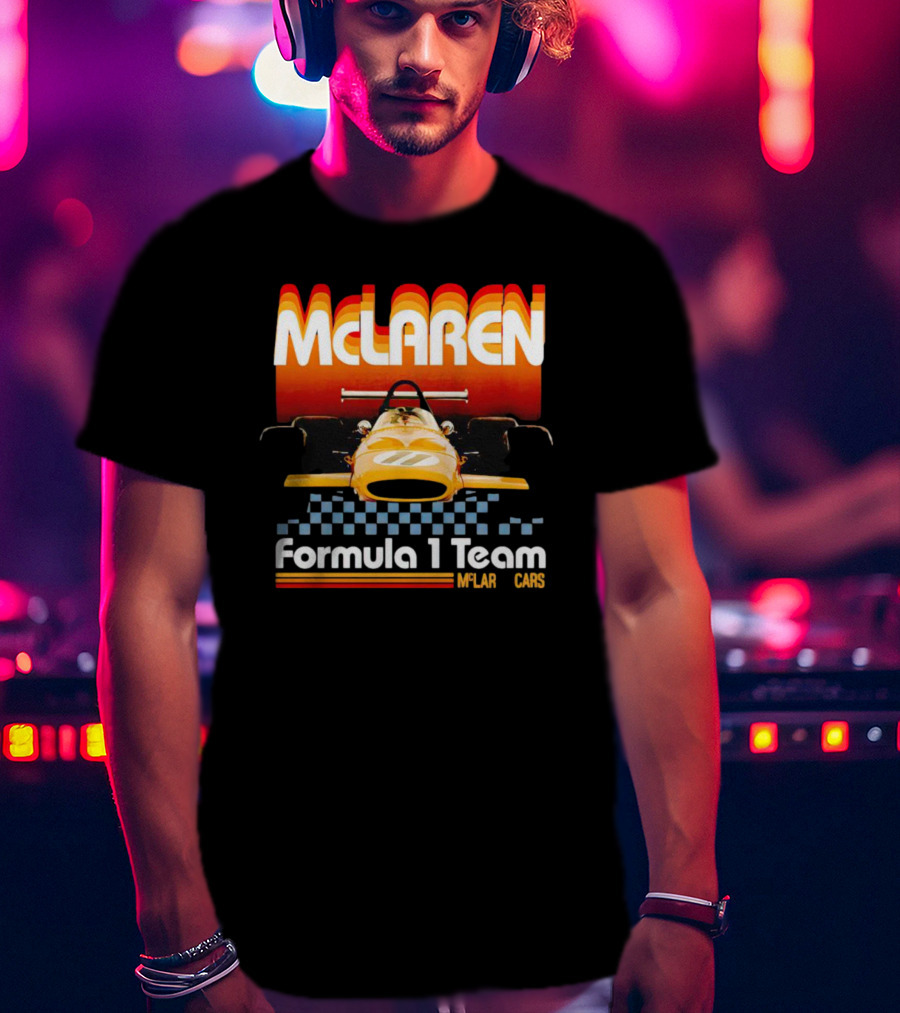 McLaren Formula 1 Team 1970s Racing Car T-Shirt