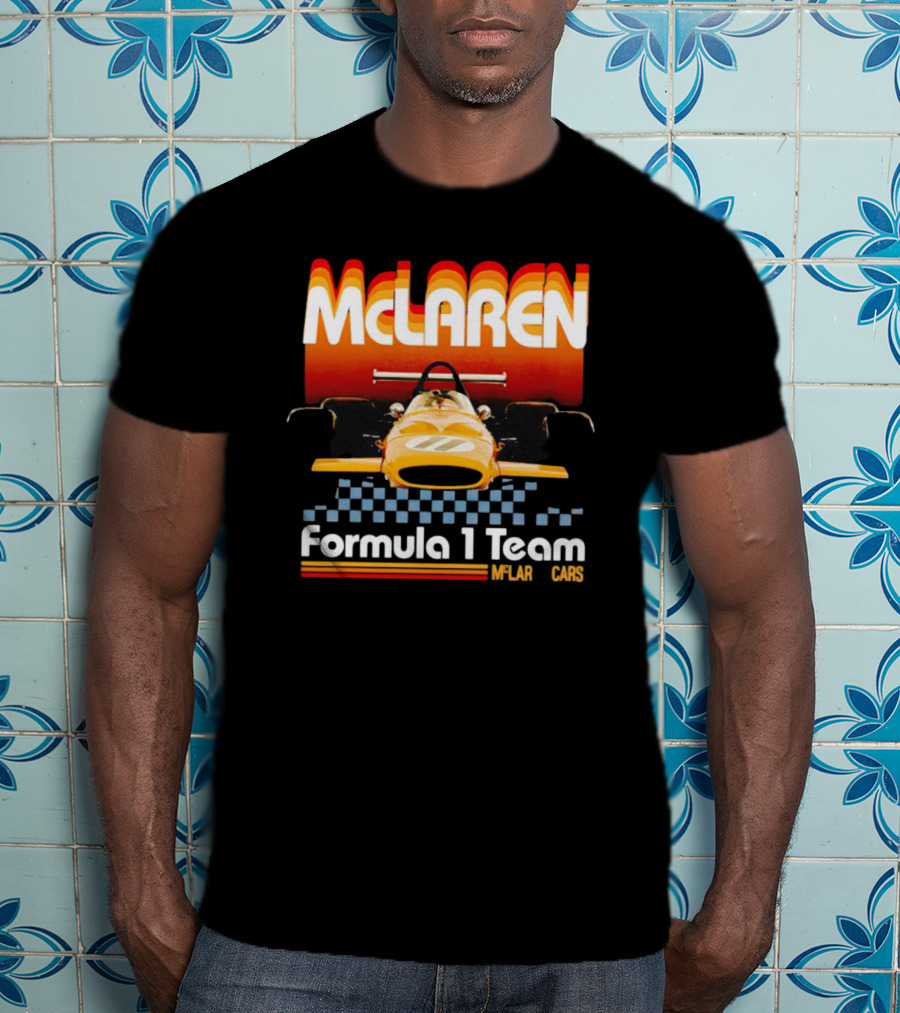 McLaren Formula 1 Team 1970s Racing Car T-Shirt