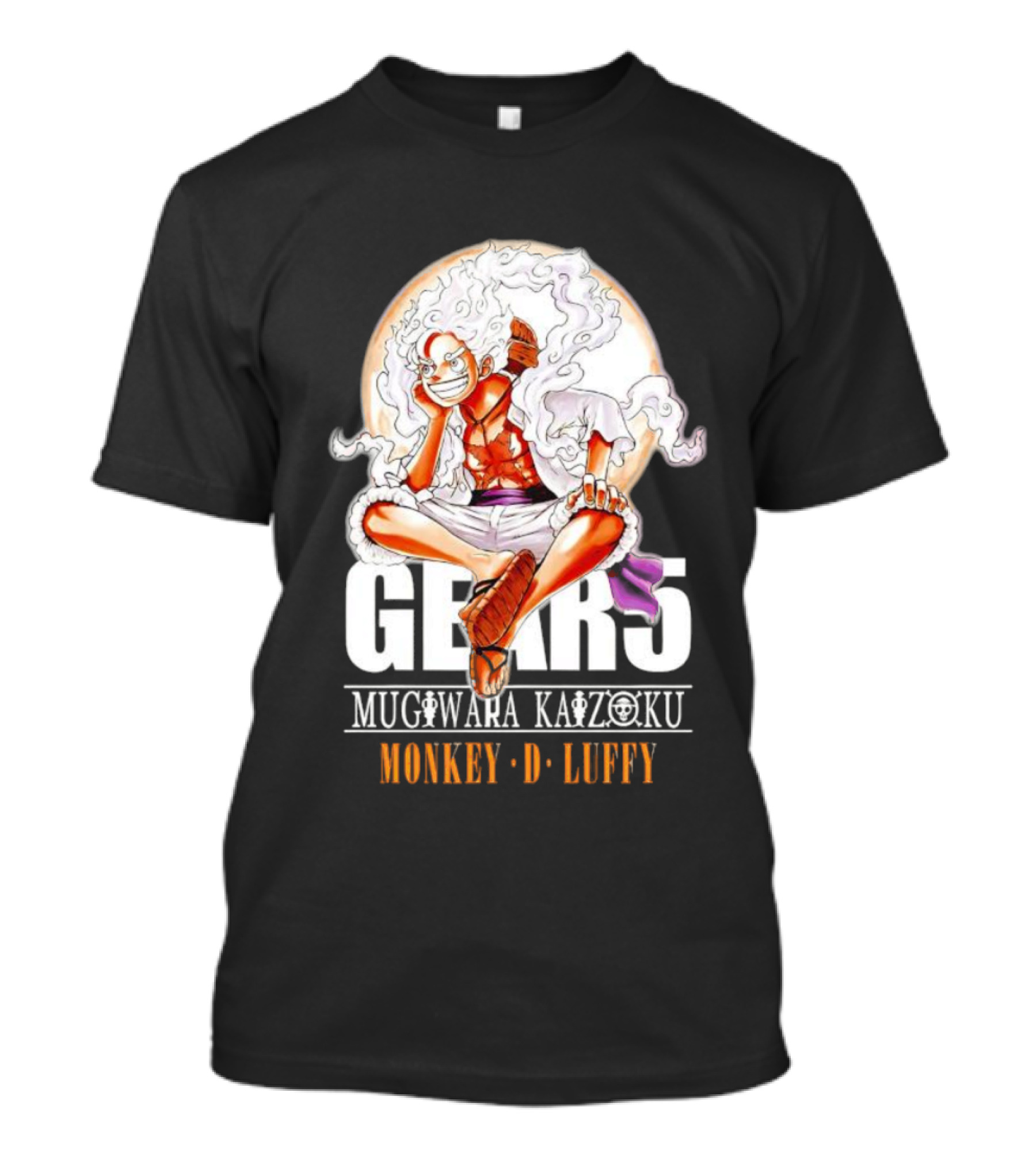 One Piece Monkey D. Luffy Gears Mugiwara Kaizoku T-Shirt