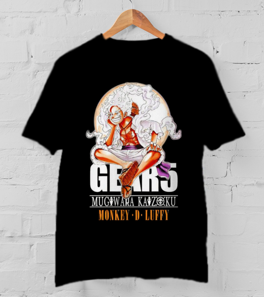 One Piece Monkey D. Luffy Gears Mugiwara Kaizoku T-Shirt