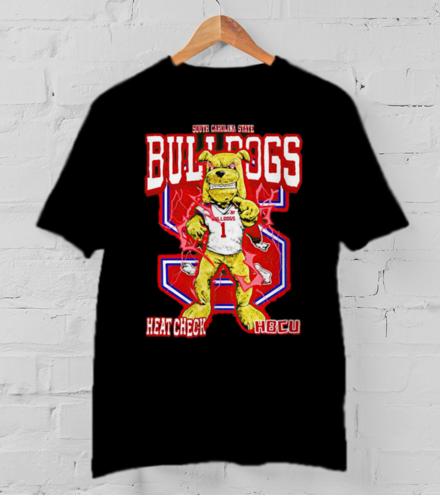 South Carolina State Bulldogs Heat Check HBCU Sports Mascot T-Shirt