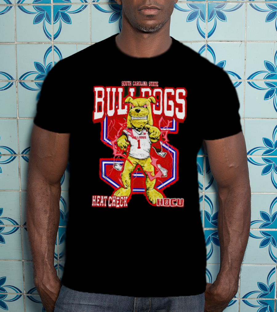 South Carolina State Bulldogs Heat Check HBCU Sports Mascot T-Shirt