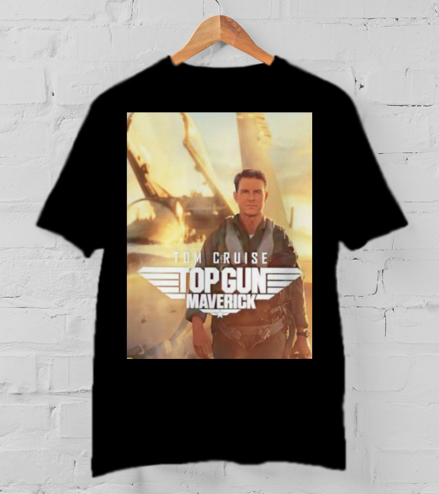 Tom Cruise Top Gun Maverick Pilot Iconic Movie Scene T-Shirt