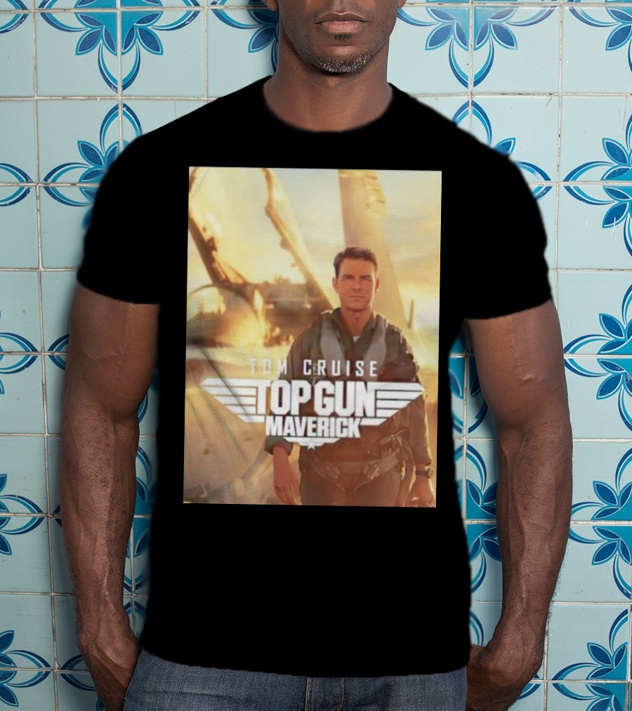 Tom Cruise Top Gun Maverick Pilot Iconic Movie Scene T-Shirt
