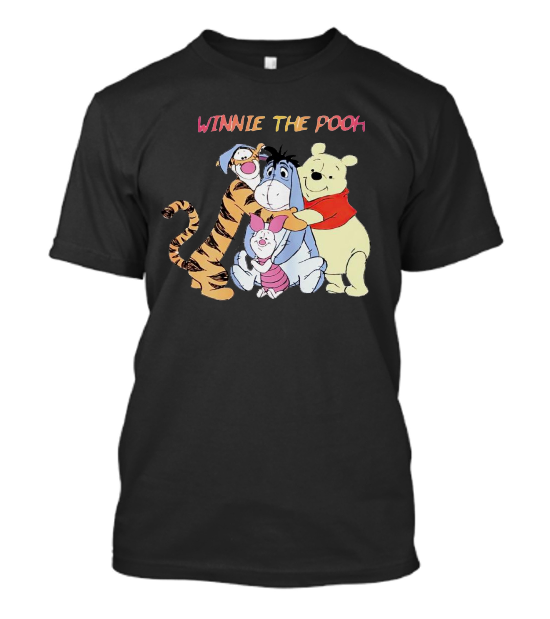 Winnie The Pooh Tigger Eeyore Piglet Hug Friends T-Shirt