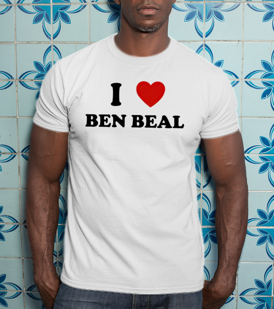 I Love Ben Beal Red Heart T-Shirt