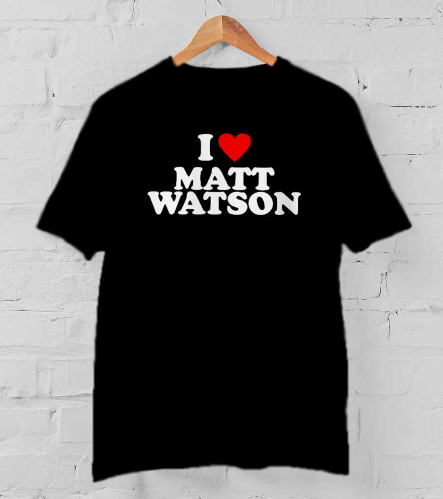 I Heart Matt Watson Red Love T-Shirt