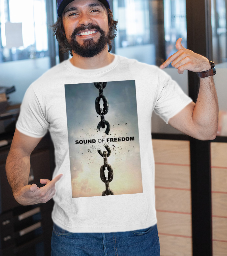 SOUND OF FREEDOM Broken Chains Symbolic T-Shirt