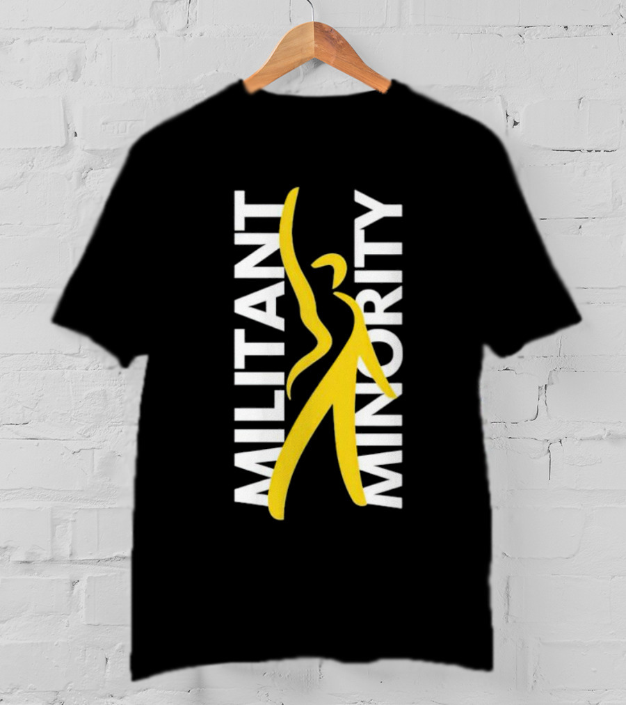 Militant Minority Yellow Figure T-Shirt