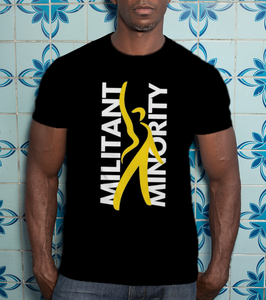Militant Minority Yellow Figure T-Shirt