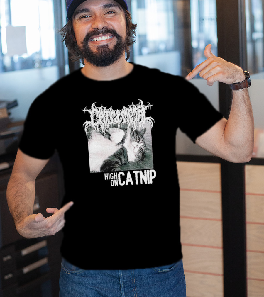 Parental Catnip Advisory High On Catnip T-Shirt