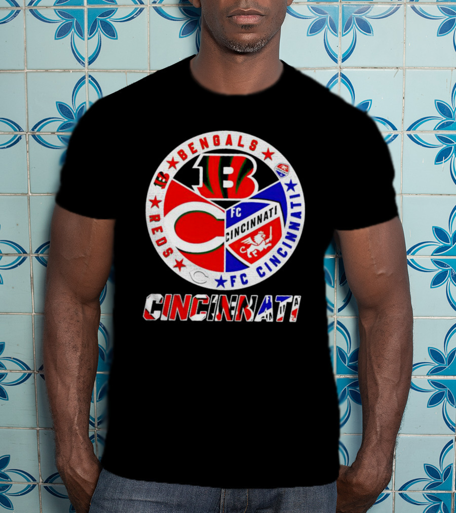 Bengals Reds FC Cincinnati Cincinnati T-Shirt