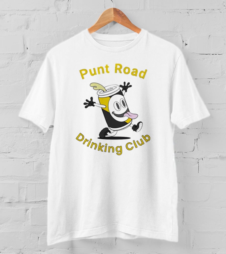 Punt Road Drinking Club Happy Beverage Can T-Shirt