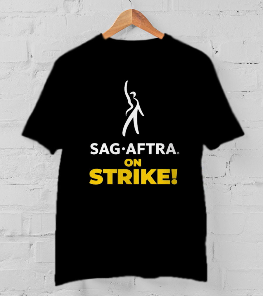 SAG AFTRA On Strike Logo Iconic T-Shirt