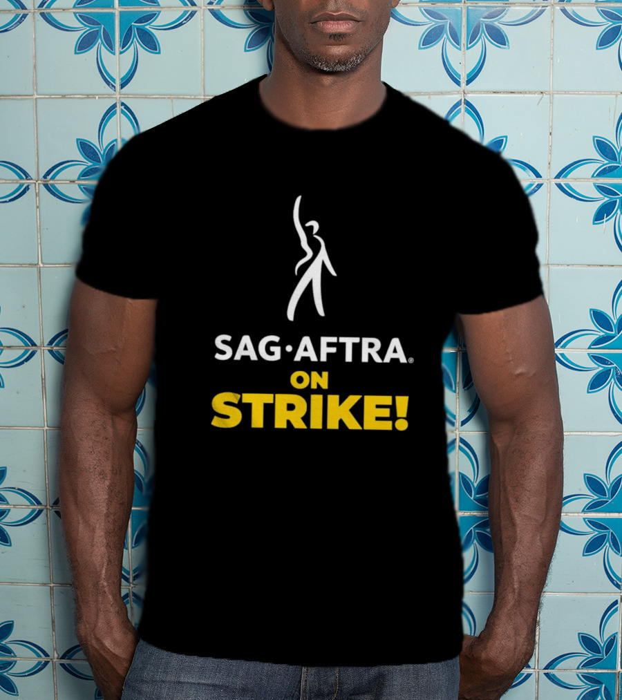 SAG AFTRA On Strike Logo Iconic T-Shirt