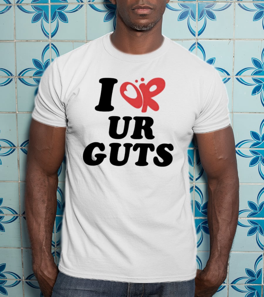 I Or Ur Guts Butterfly Heart T-Shirt
