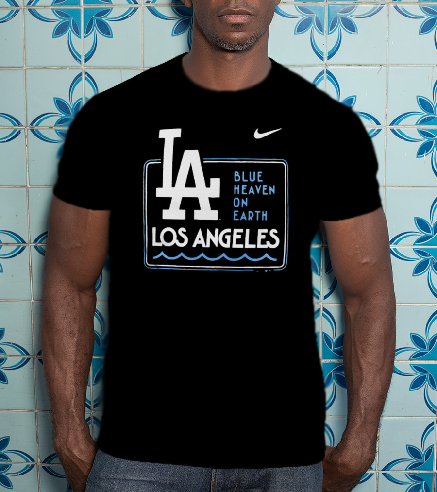Los Angeles Dodgers Blue Heaven On Earth T-Shirt