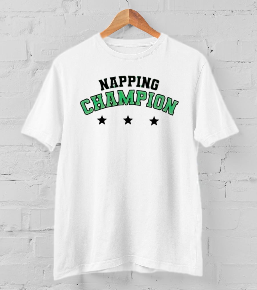 Napping Champion Glow In Dark Stars Collage T-Shirt