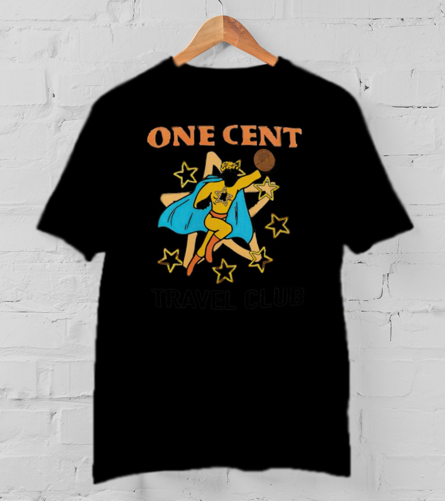 Ryan Trahan One Cent Travel Club Superhero With Stars T-Shirt