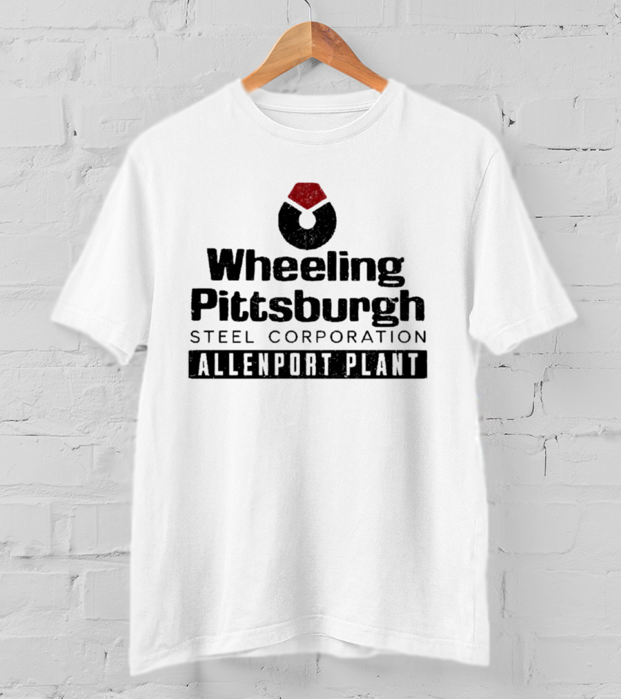 Wheeling Pittsburgh Steel Corporation Allenport Plant T-Shirt
