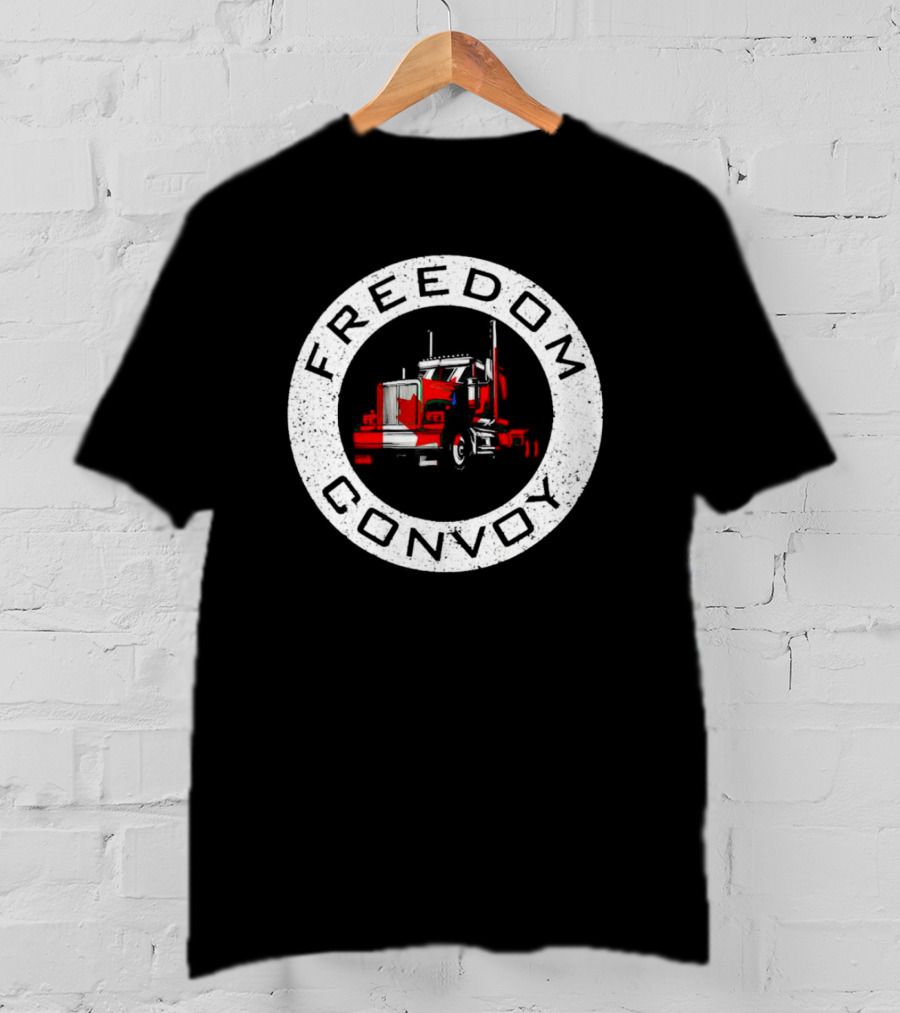 Freedom Convoy Red Truck Canada T-Shirt