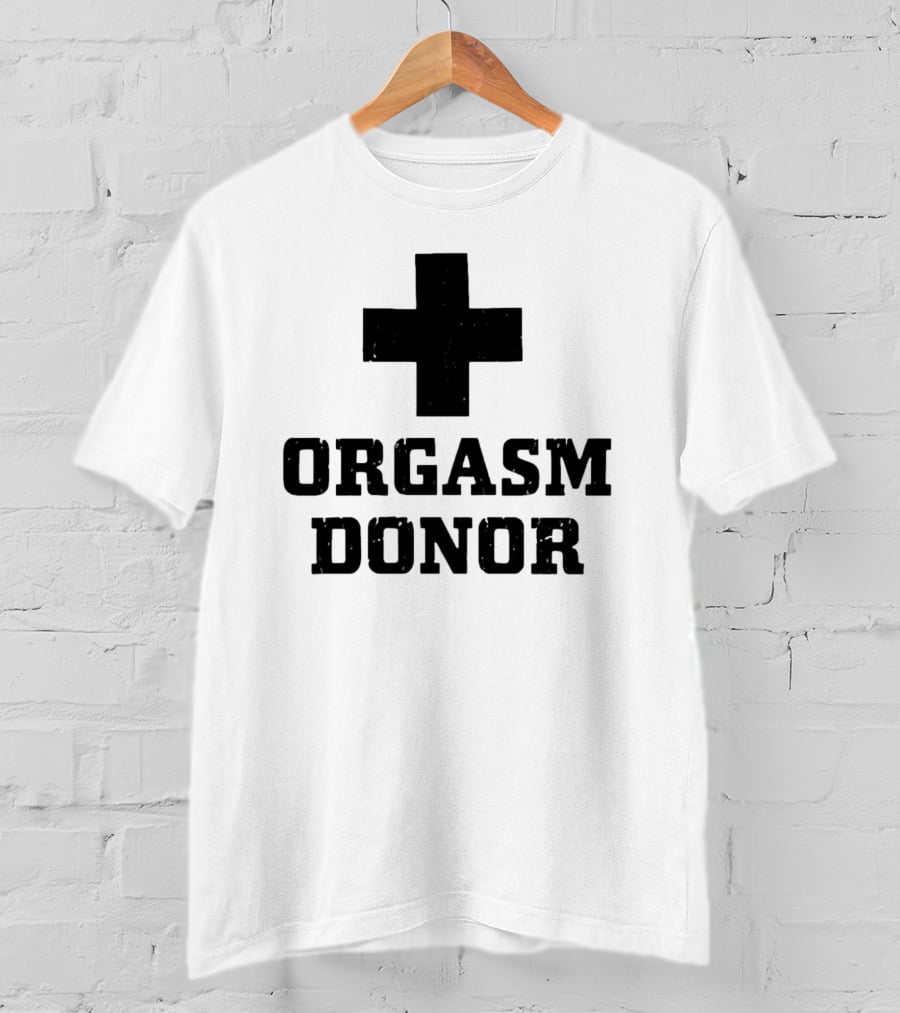 Grailz Orgasm Donor Cross T-Shirt