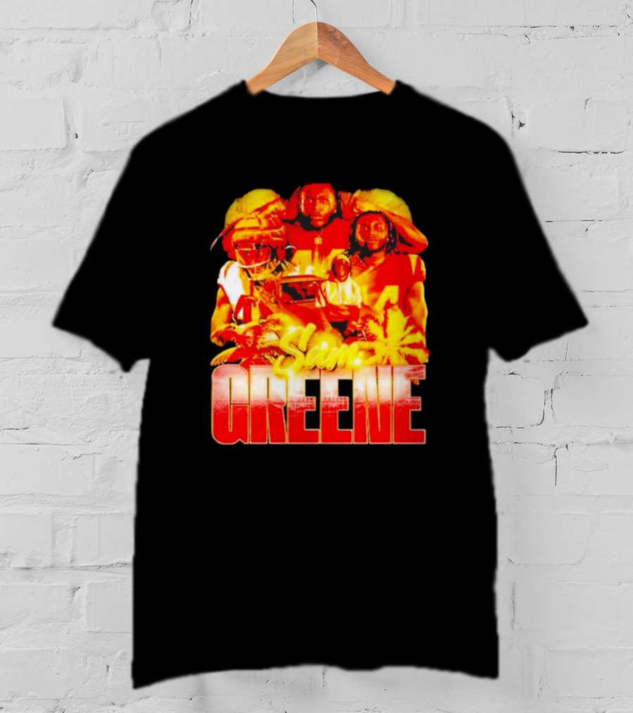 Nilpro Shop Sam Greene Vintage Football Legends Red T-Shirt