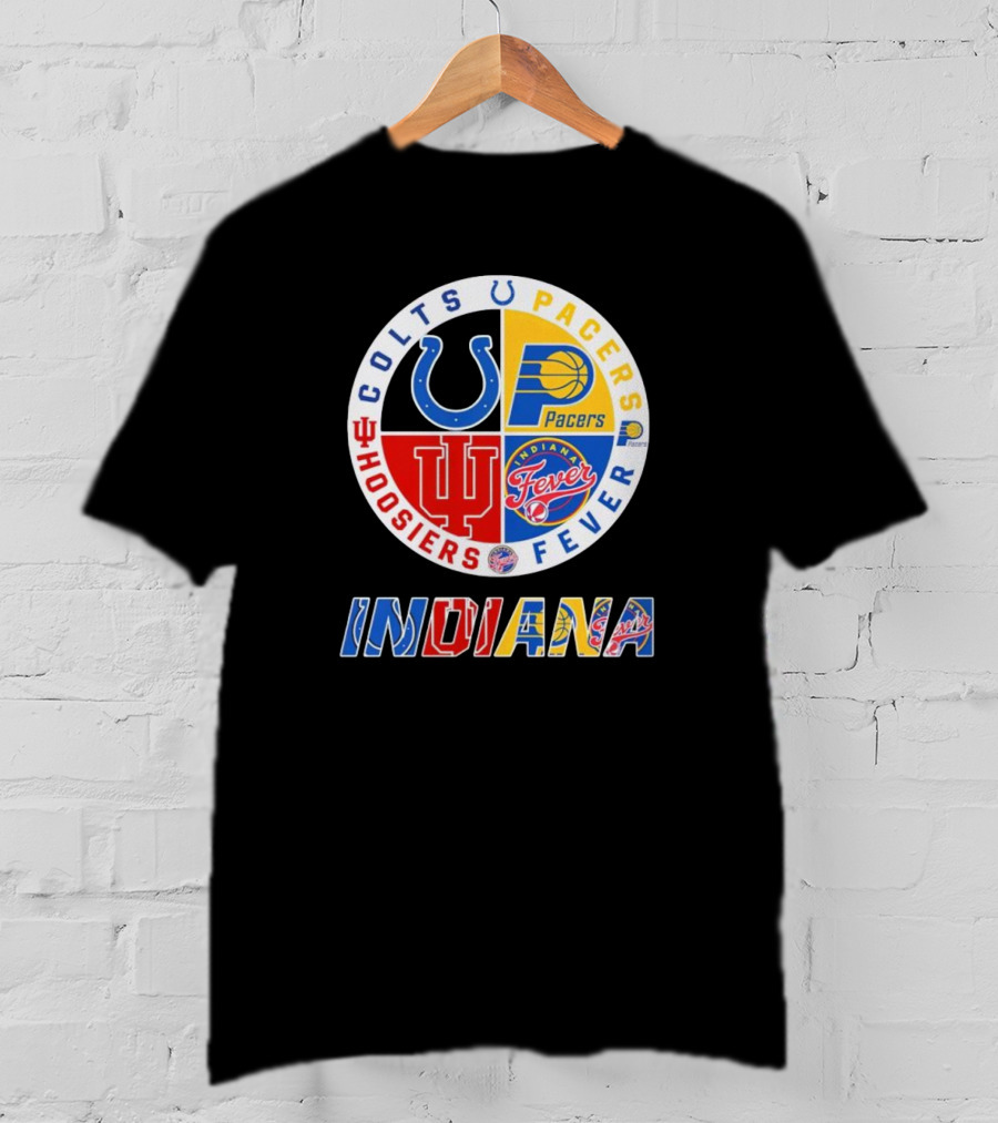 Colts Pacers Hoosiers Fever Indiana Sports T-Shirt