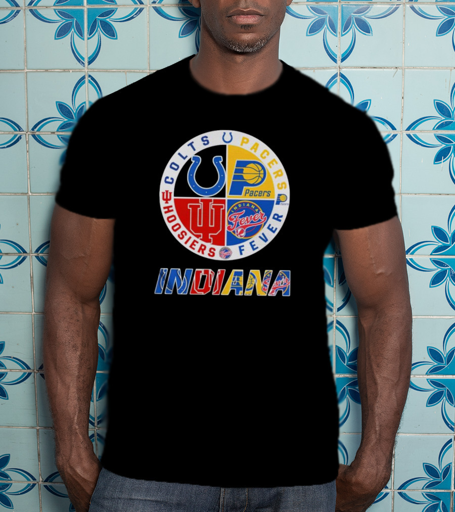 Colts Pacers Hoosiers Fever Indiana Sports T-Shirt