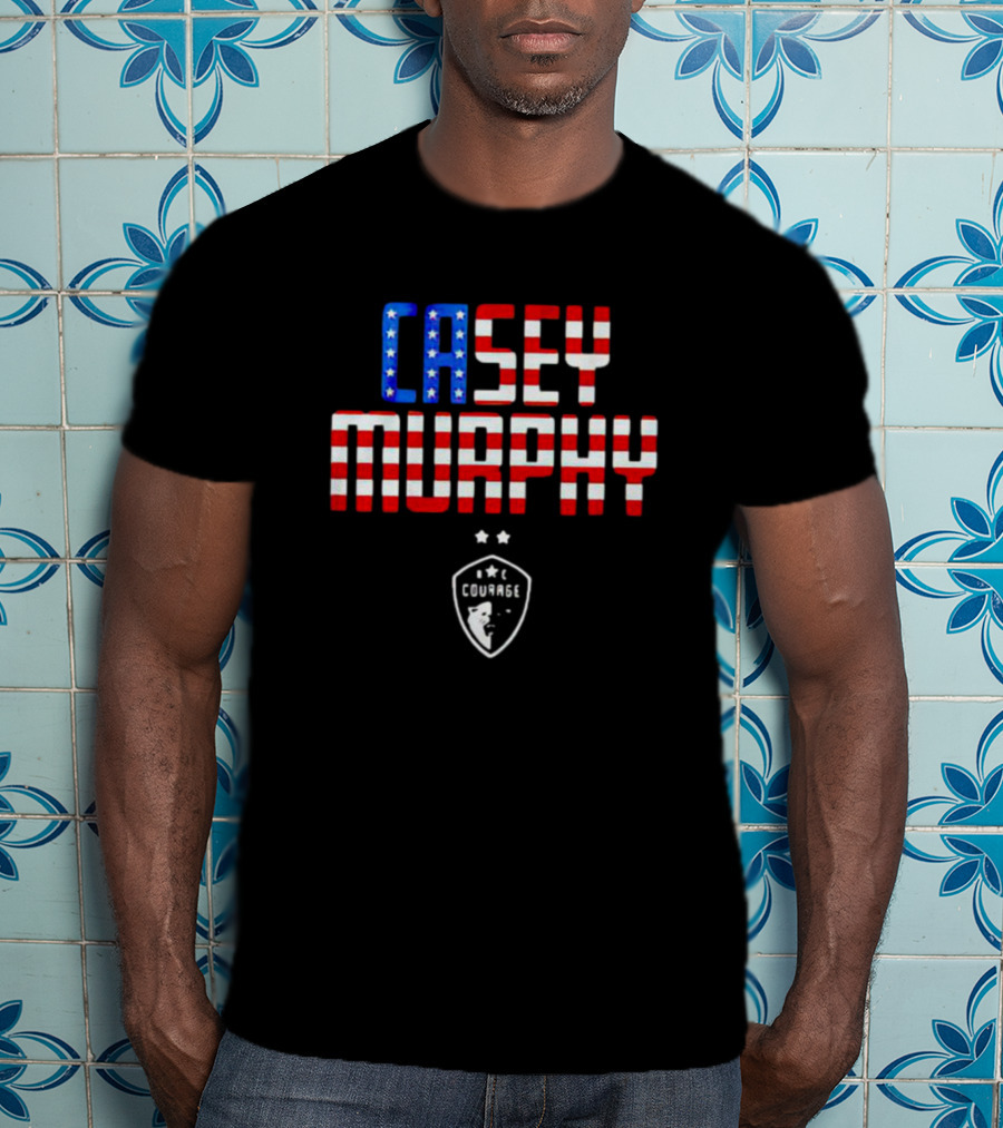 Casey Murphy USA Stars Stripes NC Courage T-Shirt