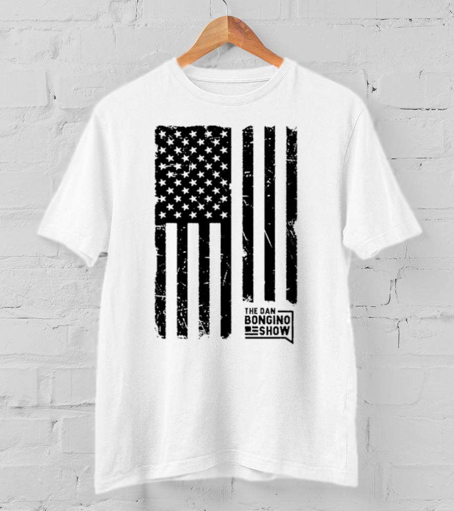 The Dan Bongino Show Distressed American Flag T-Shirt