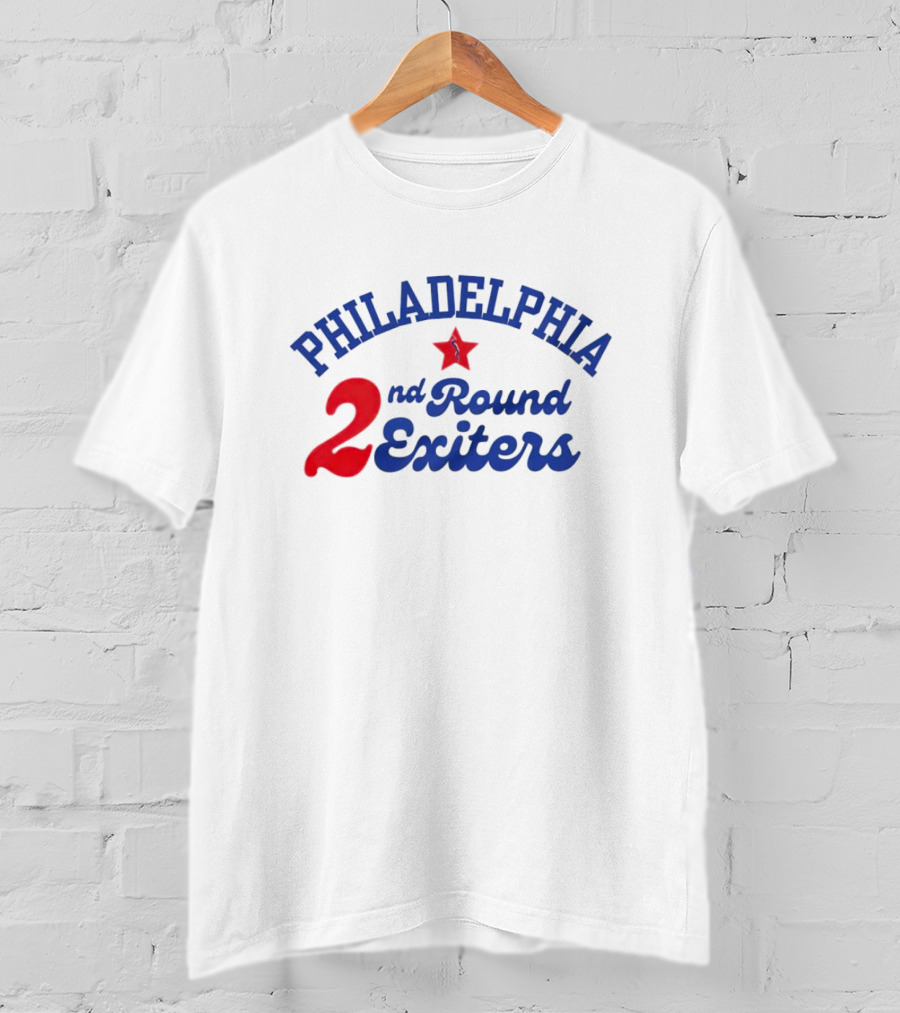 Philadelphia 2nd Round Exiters Red Star T-Shirt