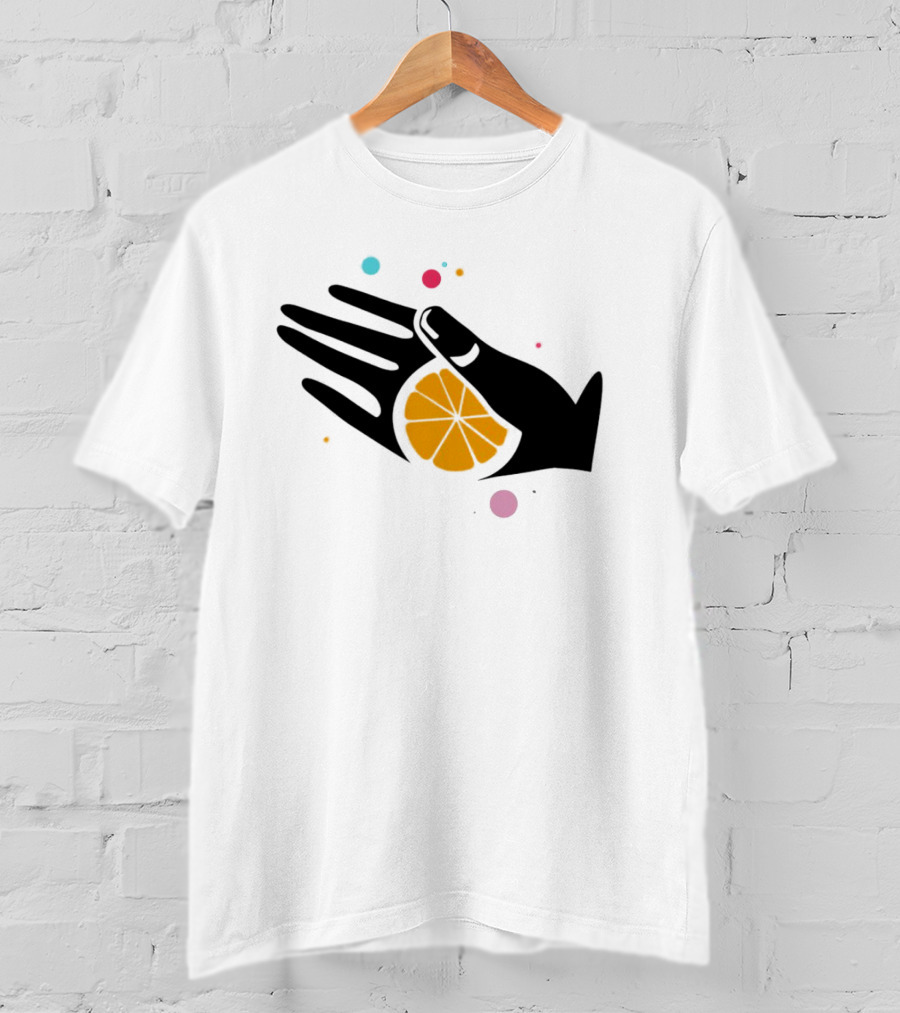 Tequila With Lemon Boom Boom Hand And Citrus Slice Burst T-Shirt
