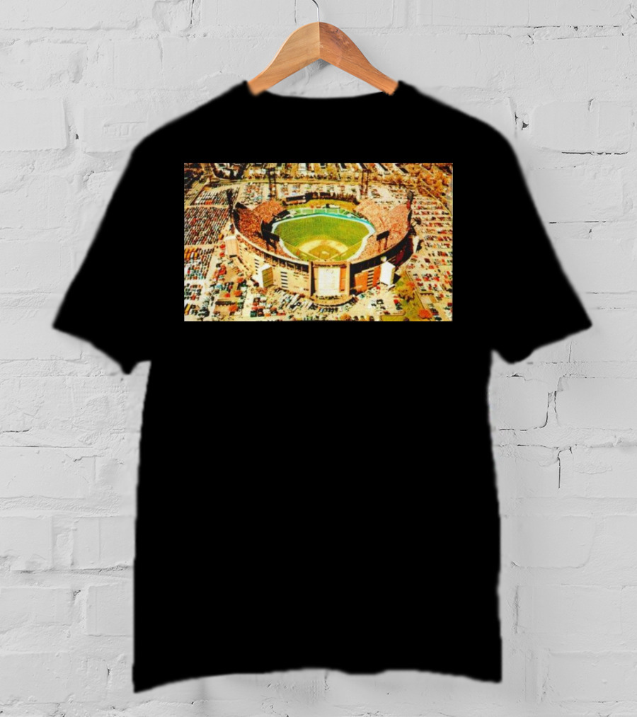 Baltimore Orioles Memorial Stadium Aerial View T-Shirt