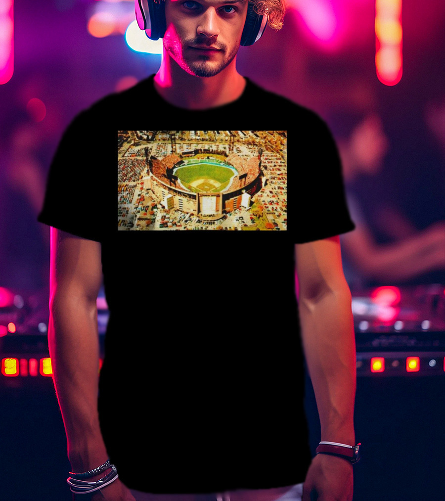 Baltimore Orioles Memorial Stadium Aerial View T-Shirt