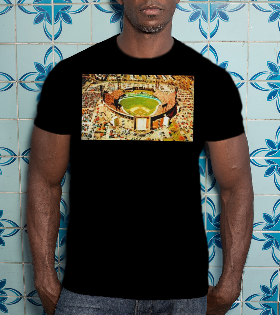 Baltimore Orioles Memorial Stadium Aerial View T-Shirt