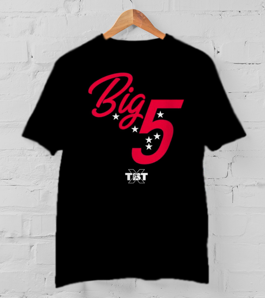 Big 5 Stars TBT Basketball Collaboration T-Shirt