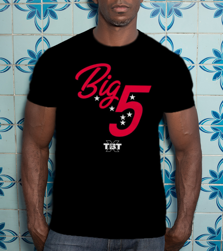 Big 5 Stars TBT Basketball Collaboration T-Shirt