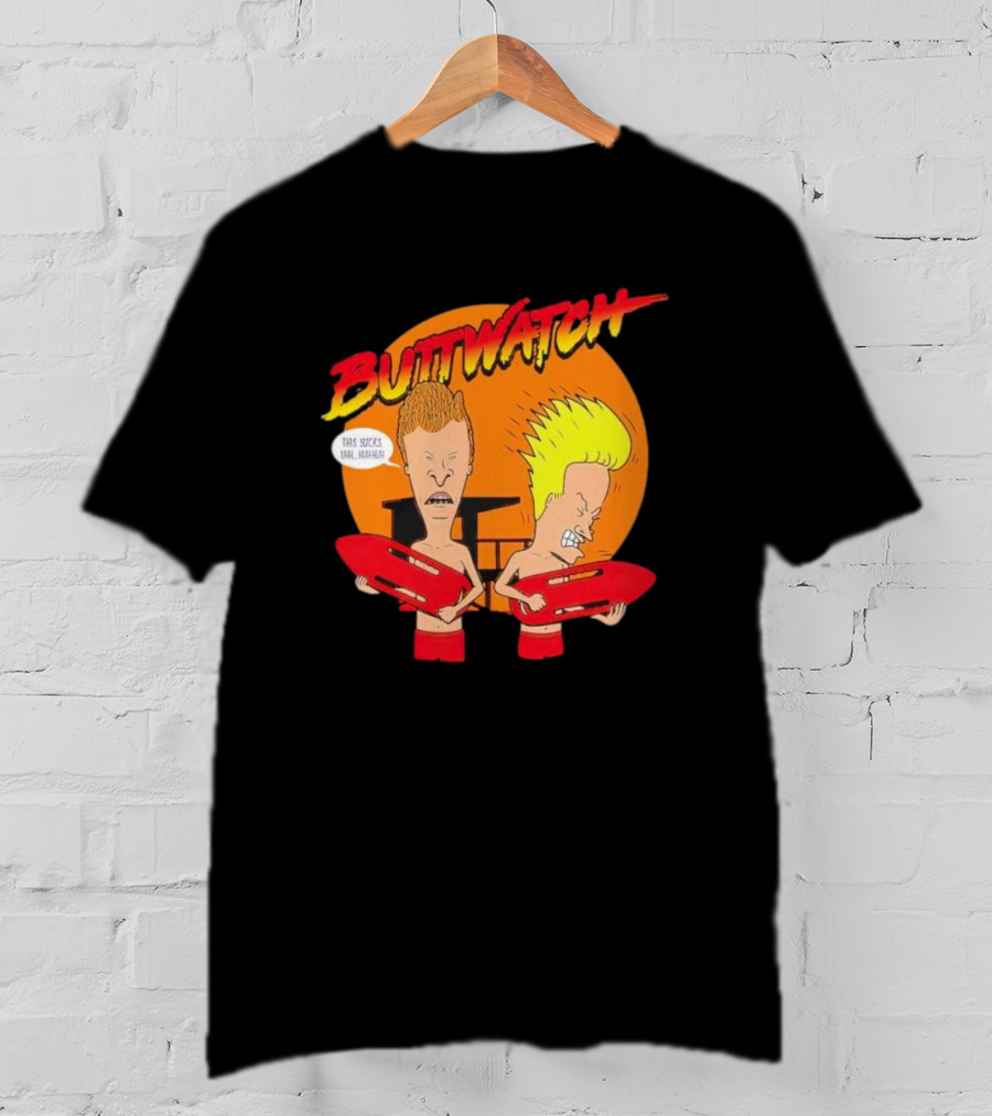 Buttwatch This Sucks Dual Hurrah T-Shirt