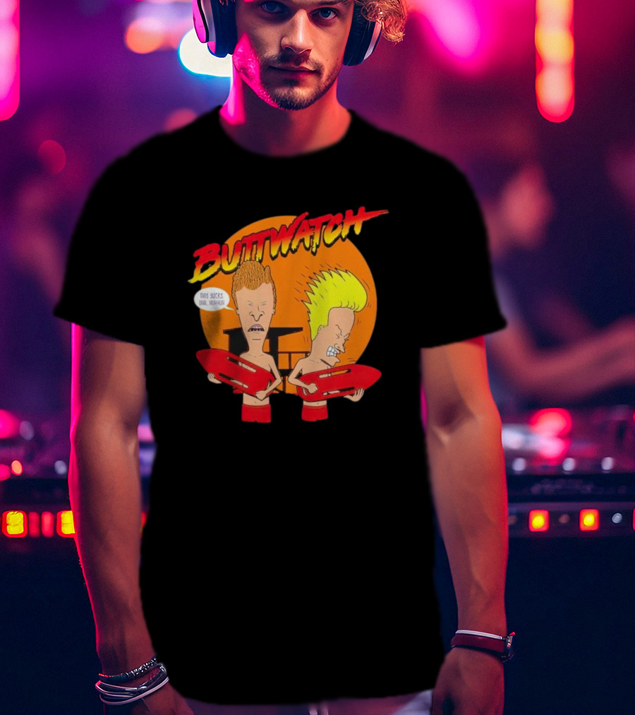 Buttwatch This Sucks Dual Hurrah T-Shirt
