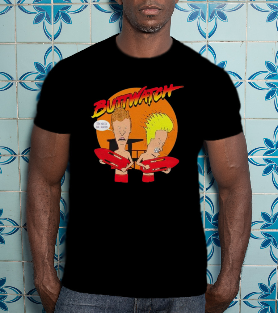 Buttwatch This Sucks Dual Hurrah T-Shirt
