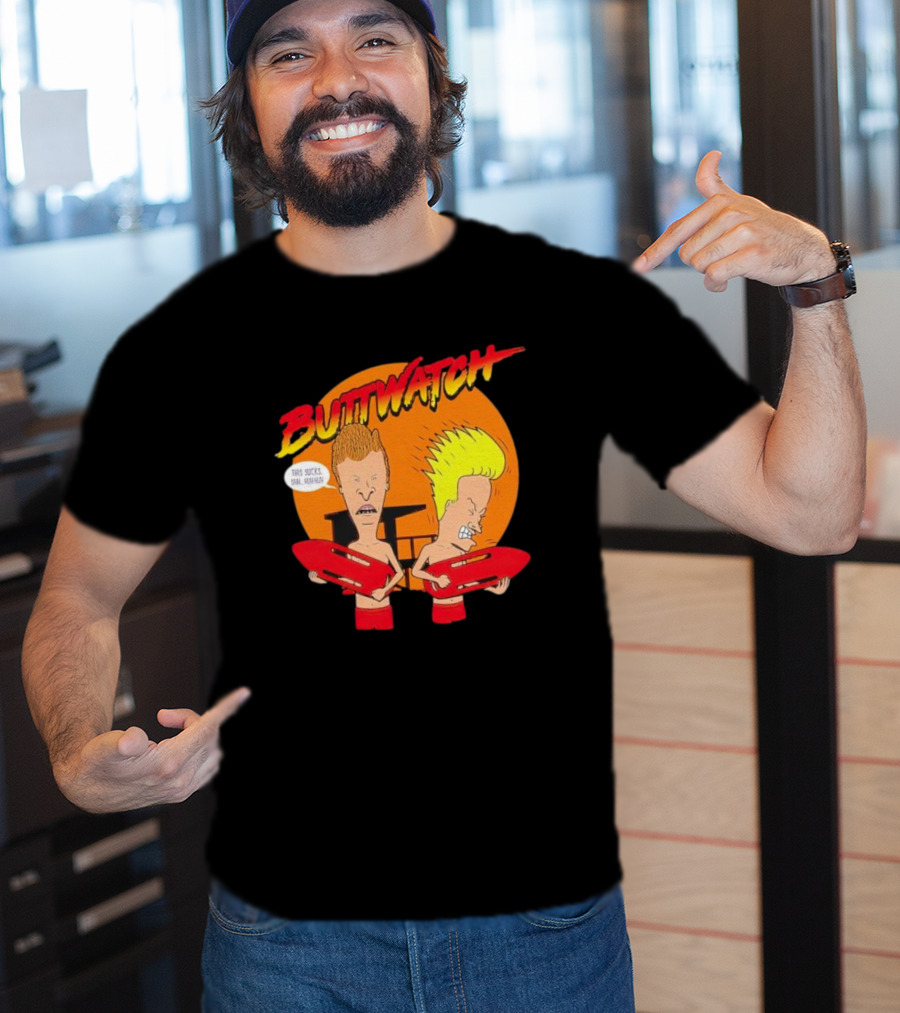 Buttwatch This Sucks Dual Hurrah T-Shirt
