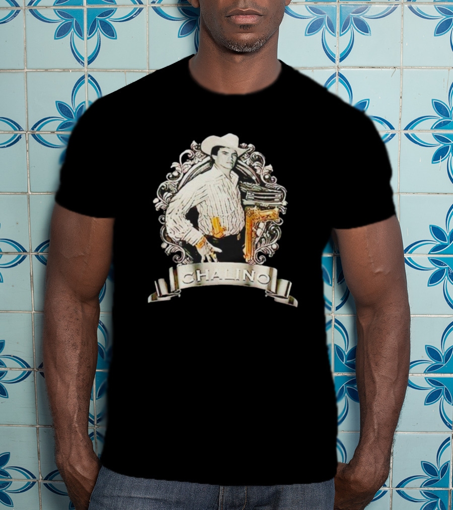 Chalino Sanchez Iconic Cowboy Portrait Vintage Novelty T-Shirt