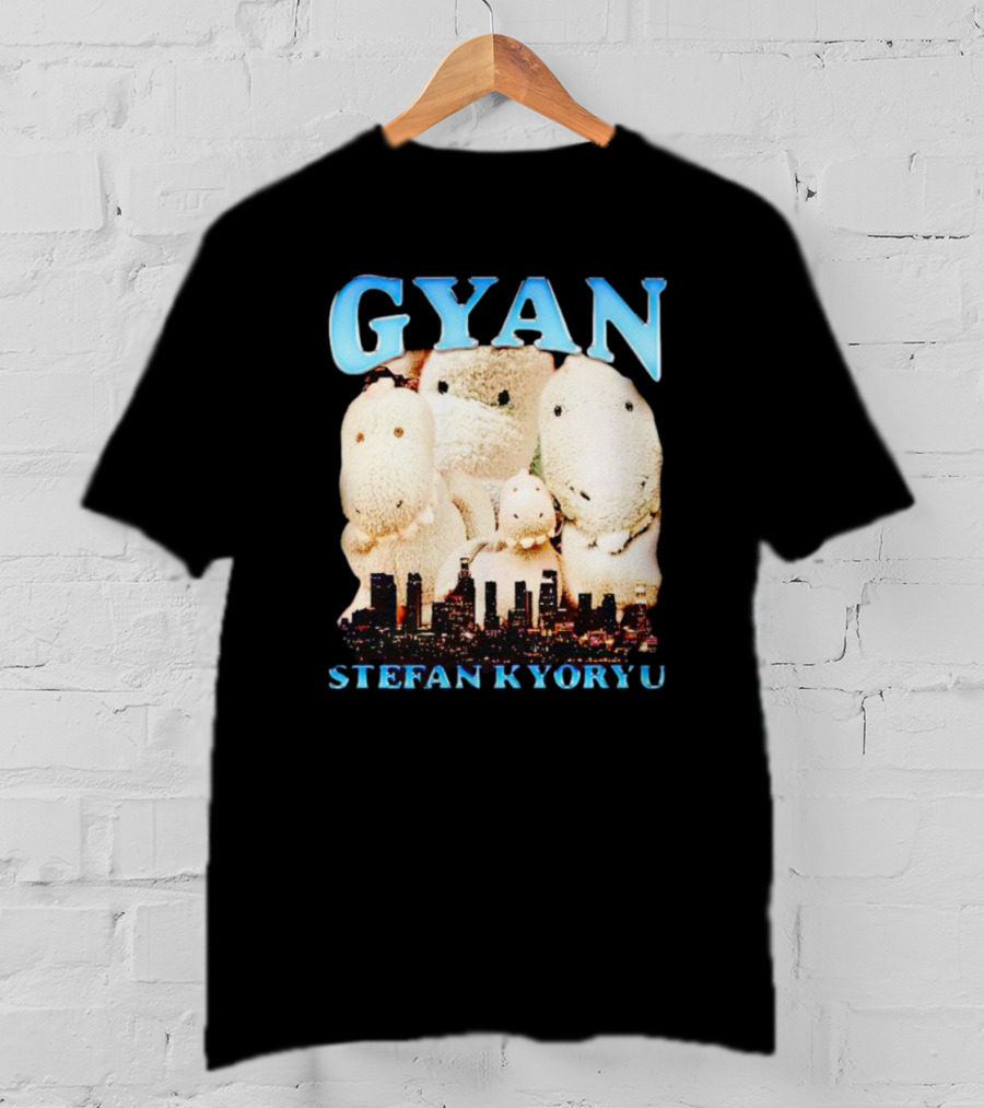 Gyan Stefan Kyoryu Plush Dinos City Skyline T-Shirt