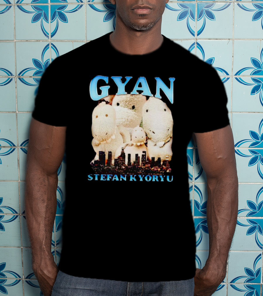 Gyan Stefan Kyoryu Plush Dinos City Skyline T-Shirt