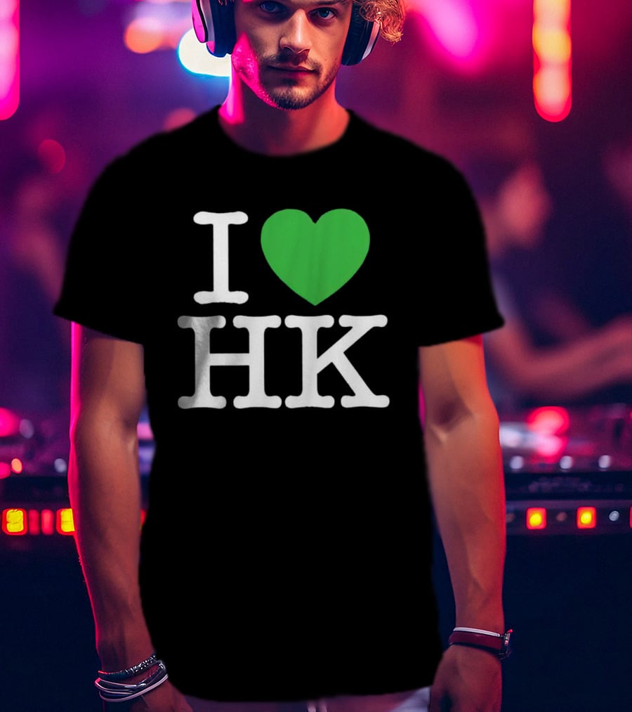 I Love HK Hong Kong Heart T-Shirt