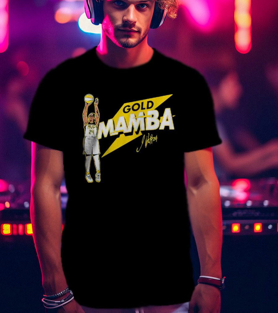 Gold Mamba 24 MVP Jewell Loyd Signature T-Shirt