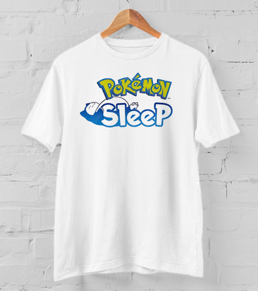 Pokémon Snorlax Sleep Logo Cartoon T-Shirt