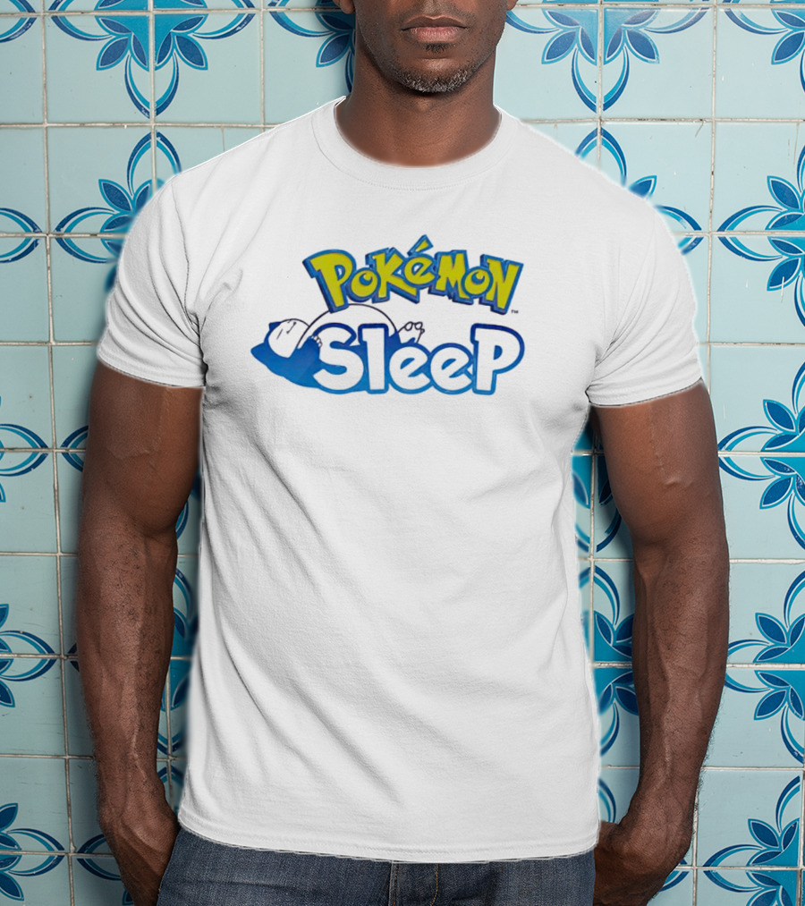 Pokémon Snorlax Sleep Logo Cartoon T-Shirt