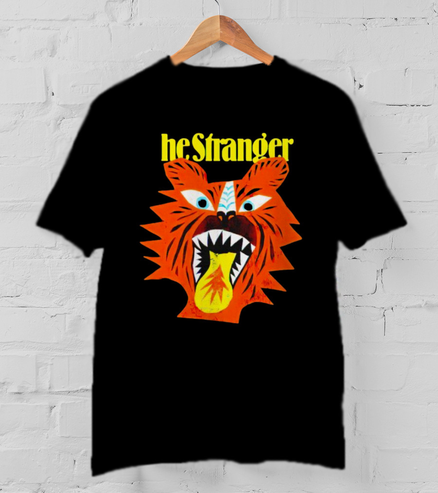 He Stranger Tiger Fierce Roaring Face T-Shirt
